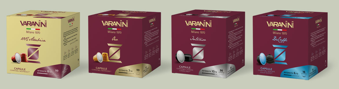 pacchetti di cialde di caffè Varanini